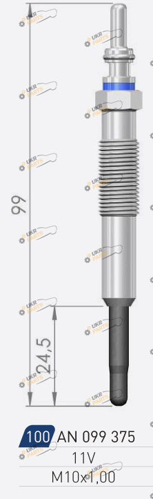 Свеча накаливания A-N PARTS 099 375